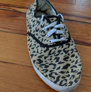 Leopard print sneakers